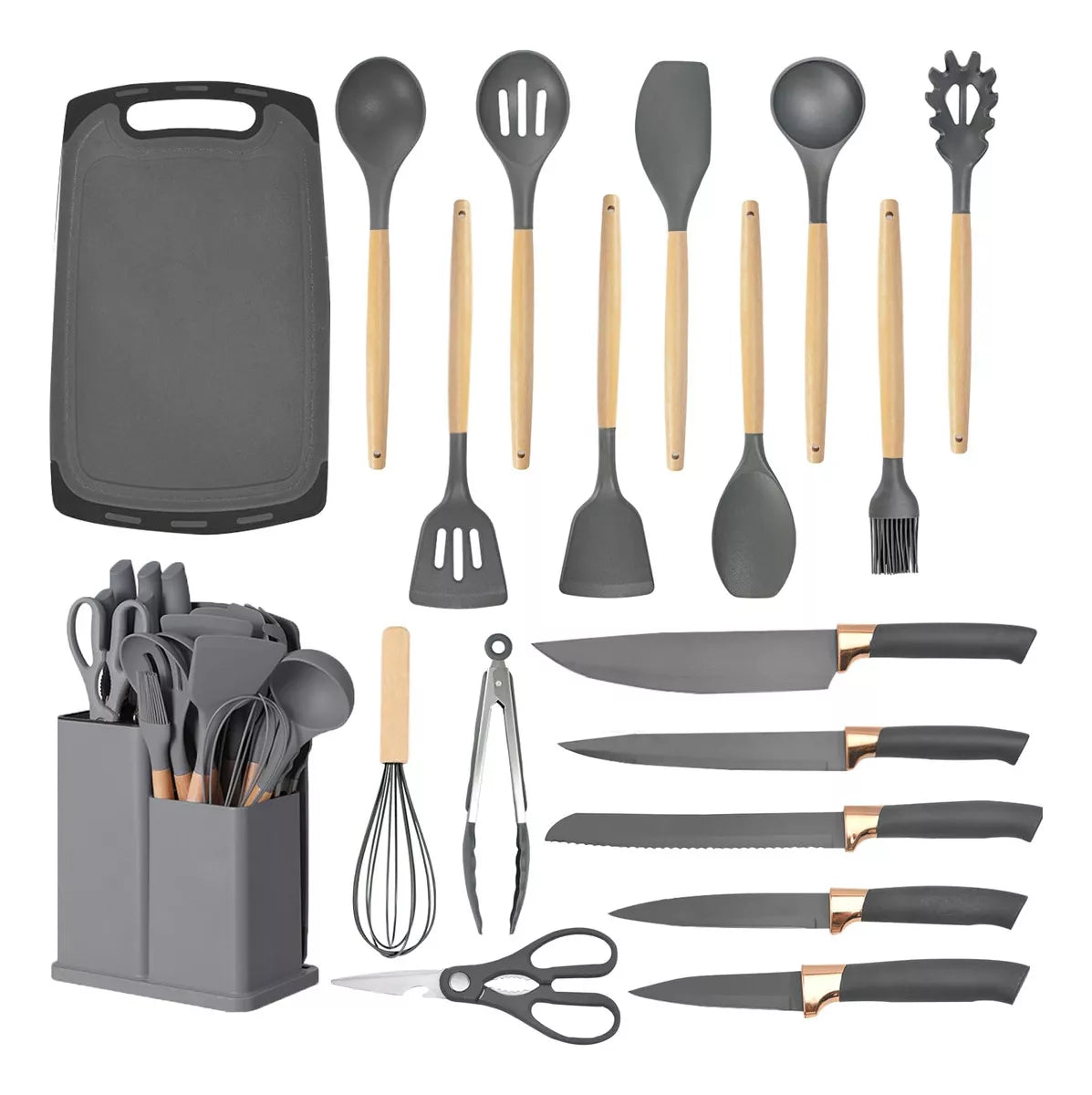 Utensilios Cocina Silicona X19 Redondos