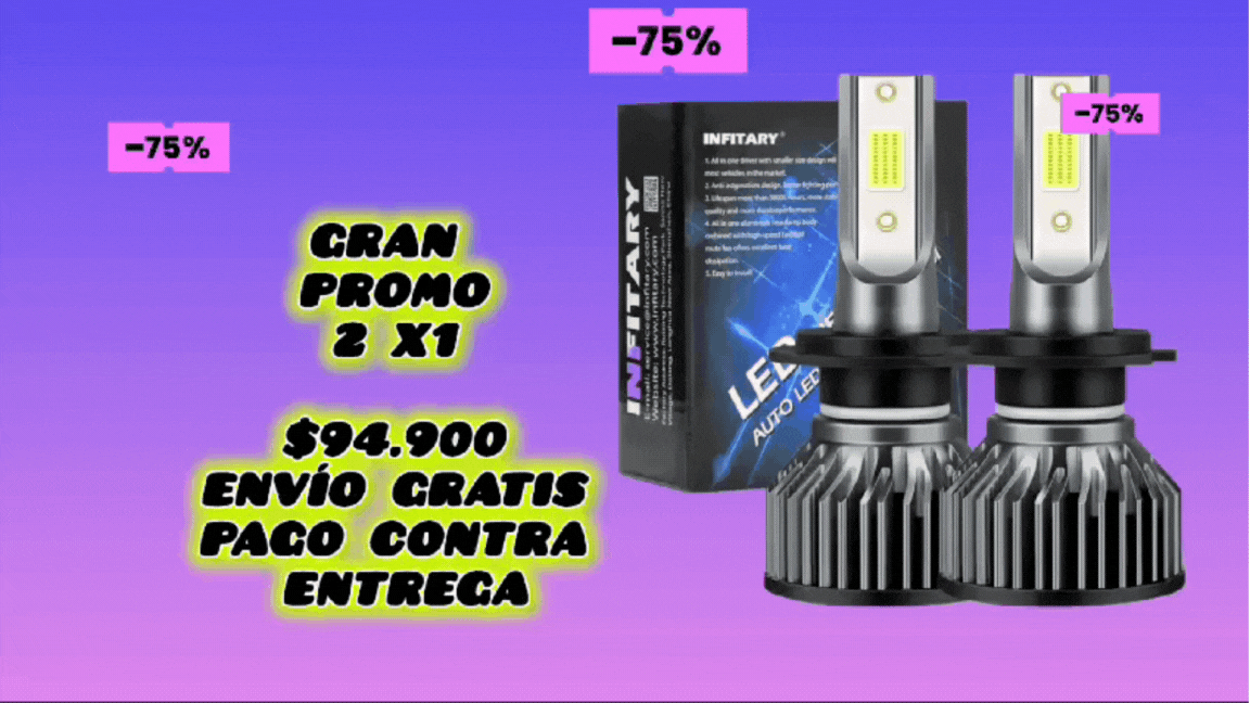 !! GRAN PROMO¡¡ bombillo para moTo 2X1