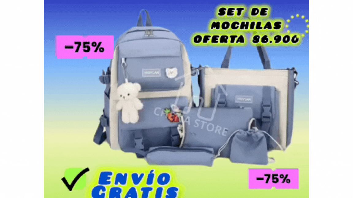 !!GRAN PROMO¡¡ set de bolsos x5 unidades