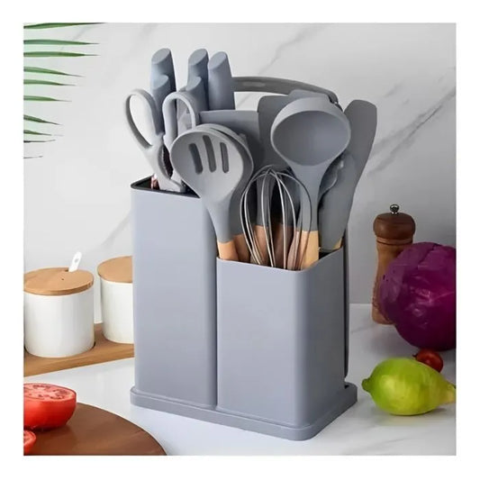 UTENCILIOS DE COCINA KIT SILICONA X19